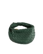 Grüne Lederhandtasche - 25x7x16 cm - Sehr guter Zustand