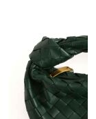 Grüne Lederhandtasche - 25x7x16 cm - Sehr guter Zustand