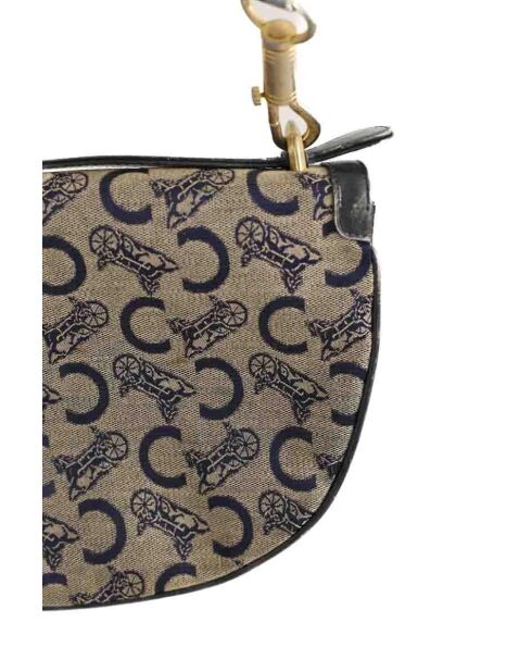 Sac à bandoulière en cuir noir - 27x9x21 cm - Bon état