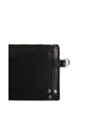 Portacarte in pelle nera - 12,5x8 cm - Ottime condizioni