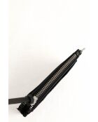 Portacarte in pelle nera - 12,5x8 cm - Ottime condizioni