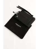 Portacarte in pelle nera - 12,5x8 cm - Ottime condizioni