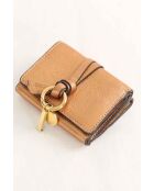 Portafoglio in pelle dorata - Ottime condizioni