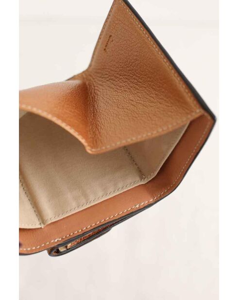 Portefeuille en cuir dorée - Très bon état