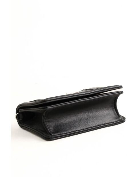 Pochette in pelle nera - 15x6x10 cm - Ottime condizioni