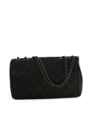 Sac à bandoulière en cuir noir - 28x7x16 cm - Très bon état