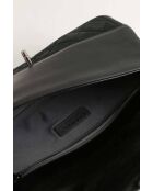 Sac à bandoulière en cuir noir - 28x7x16 cm - Très bon état