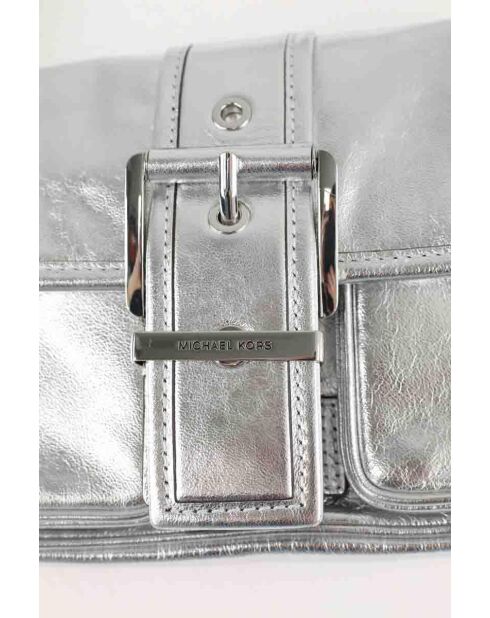 Silberne Handtasche -26x4x15 cm - Sehr guter Zustand