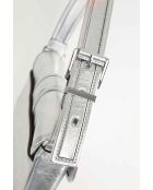 Silberne Handtasche -26x4x15 cm - Sehr guter Zustand