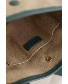 Bandolera de piel beige - 24x16x24 cm - Muy buen estado