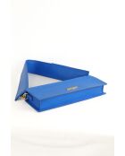 Blaue Lederhandtasche - 32x6x11 cm - Nie getragen