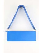 Blaue Lederhandtasche - 32x6x11 cm - Nie getragen