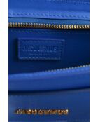 Blaue Lederhandtasche - 32x6x11 cm - Nie getragen