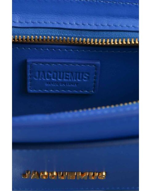 Blaue Lederhandtasche - 32x6x11 cm - Nie getragen