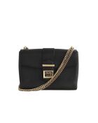 Sac à bandoulière en cuir noir - 20x28x12 cm - Très bon état