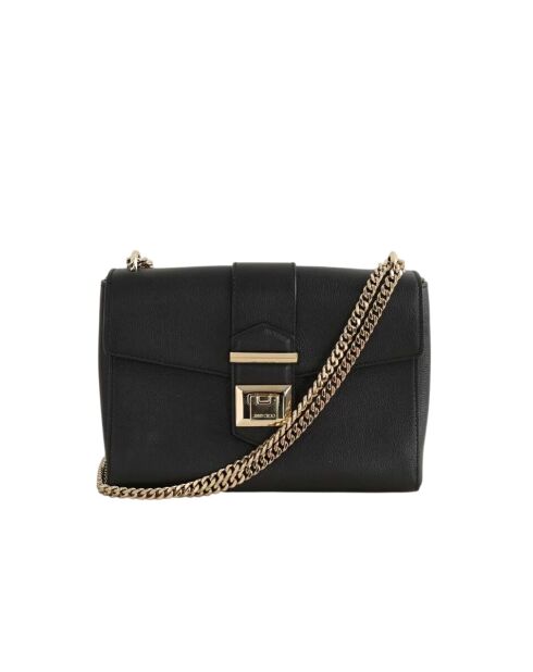 Sac à bandoulière en cuir noir - 20x28x12 cm - Très bon état