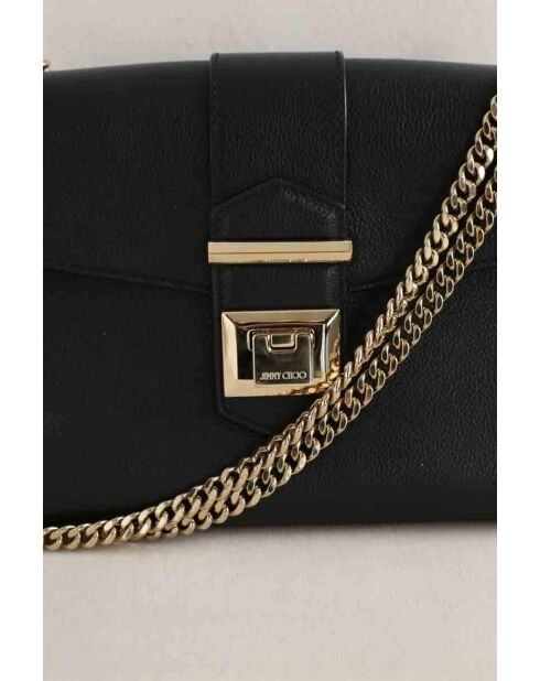 Sac à bandoulière en cuir noir - 20x28x12 cm - Très bon état