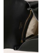 Sac à bandoulière en cuir noir - 20x28x12 cm - Très bon état