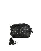 Schwarze Schultertasche aus Leder - 22x6x15 cm - Sehr guter Zustand