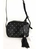 Schwarze Schultertasche aus Leder - 22x6x15 cm - Sehr guter Zustand