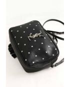 Schwarze Schultertasche aus Leder - 22x6x15 cm - Sehr guter Zustand