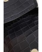 Graue Lederhandtasche - 18x6x18 cm - Sehr guter Zustand