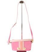 Roze leren schoudertas - 23x17x7 cm - Zeer goede conditie