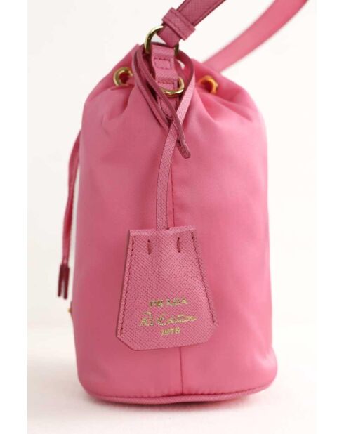 Roze minitasje - 19x11x19 cm - Nooit gedragen