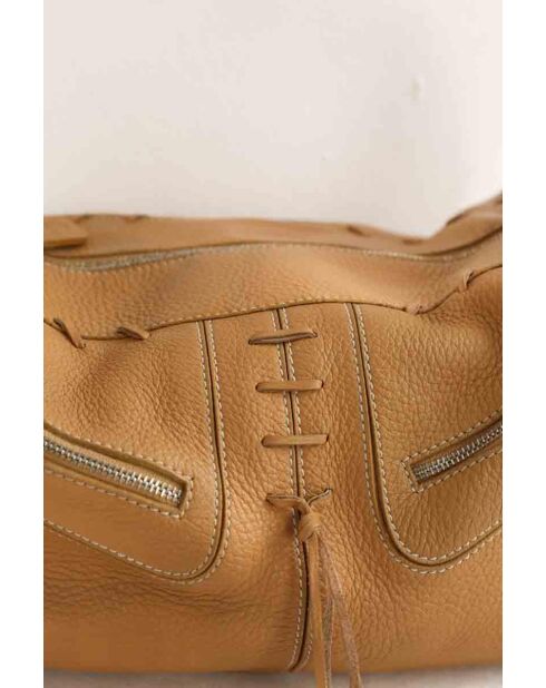 Schultertasche aus Kamelleder -35x15x28 cm - Sehr guter Zustand