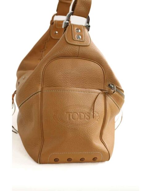 Schultertasche aus Kamelleder -35x15x28 cm - Sehr guter Zustand