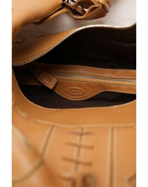 Schultertasche aus Kamelleder -35x15x28 cm - Sehr guter Zustand