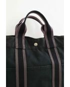 Bolsa de algodón negra - 41x10x32 cm - Buen estado