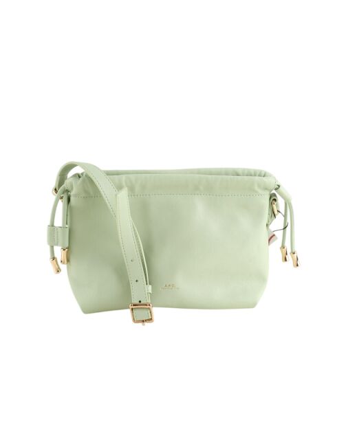 Grüne Schultertasche aus Leder - 24x16x9 cm - Sehr guter Zustand