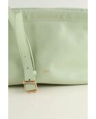 Grüne Schultertasche aus Leder - 24x16x9 cm - Sehr guter Zustand