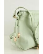 Grüne Schultertasche aus Leder - 24x16x9 cm - Sehr guter Zustand