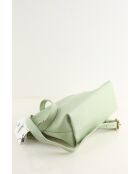 Grüne Schultertasche aus Leder - 24x16x9 cm - Sehr guter Zustand