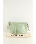 Grüne Schultertasche aus Leder - 24x16x9 cm - Sehr guter Zustand