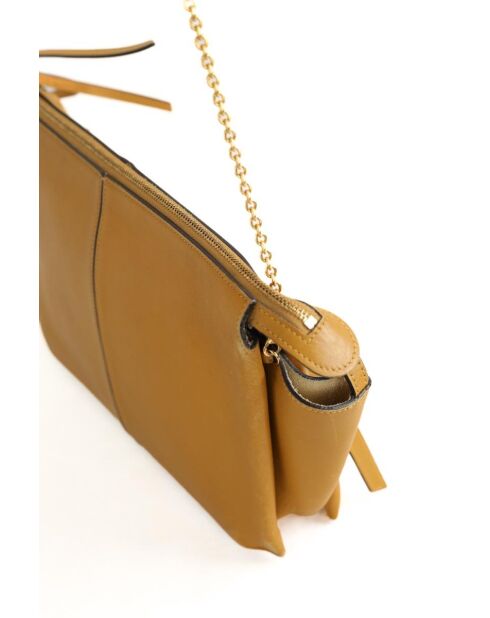 Schultertasche aus Kamelleder - 30x6x30 cm - Guter Zustand