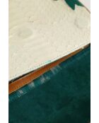 Bandolera de piel exótica en color crudo - 24x8x17 cm - Muy buen estado