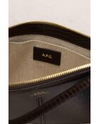 Minibolso de piel marrón - 30x5x17 cm - Muy buen estado