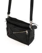 Schwarze Schultertasche aus Leder - 27x10x15 cm - Sehr guter Zustand