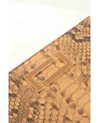 Braune Schultertasche aus Leder -24x19x8 cm - Sehr guter Zustand