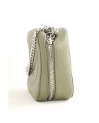 Kaki leren schoudertas - Zeer goede staat