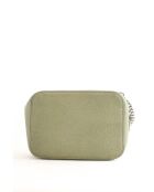 Kaki leren schoudertas - Zeer goede staat