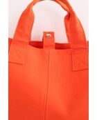 Sac à main en coton orange - 55x18x31 cm - Très bon état