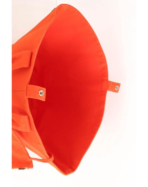 Sac à main en coton orange - 55x18x31 cm - Très bon état