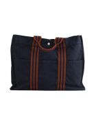 Bolsa de algodón azul marino - 42x10x32 cm - Buen estado