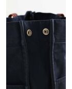 Bolsa de algodón azul marino - 42x10x32 cm - Buen estado