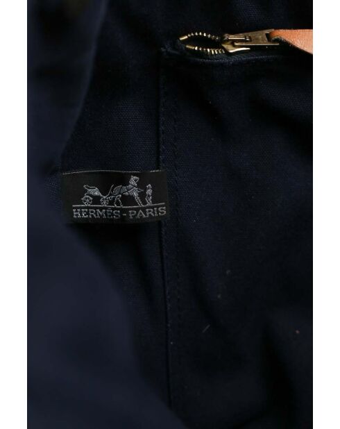 Bolsa de algodón azul marino - 42x10x32 cm - Buen estado