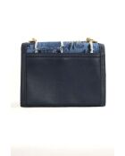 Blaue Schultertasche aus Stoff - 23x8x20 cm - Sehr guter Zustand